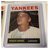 1964 New York Yankees 9 Card Lot w/ Roger Maris #225 Vintage Baseball
