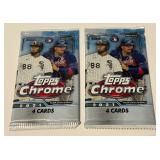 2 Packs 2021 Topps Chrome Baseball Cards