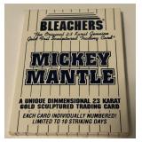 Mickey Mantle 23kt Gold Limited Edition Baseball Card
