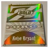 Kobe Bryant 23kt Gold Z Force Limted Edition Basketball Card