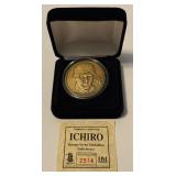 Ichiro Suzuki Bronze Series Medallion Baseball Coin