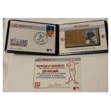 Ted Williams Limited Edition Gold Stamp St. Vincent Baseball Card
