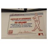 Ted Williams Limited Edition Gold Stamp St. Vincent Baseball Card