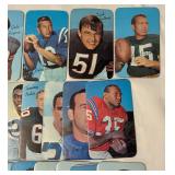 1970 Topps Giant Football - COMPLETE SET OF 35! - Tarkenton, Starr, Unitas, Butkus, Sayers, Simpson, Namath, Griese and More!