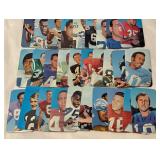1970 Topps Giant Football - COMPLETE SET OF 35! - Tarkenton, Starr, Unitas, Butkus, Sayers, Simpson, Namath, Griese and More!