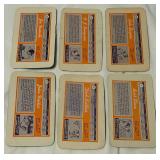 1970 Topps Giant Football - COMPLETE SET OF 35! - Tarkenton, Starr, Unitas, Butkus, Sayers, Simpson, Namath, Griese and More!