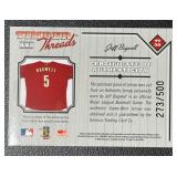 Jeff Bagwell /500 Game-Worn Jersey Relic 2023 Donruss Timber and Threads #TT30 Numbered 273/500 Baseball Card