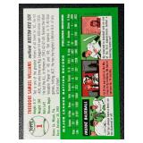 Ted Williams Topps Archives Commemorative Baseball Card