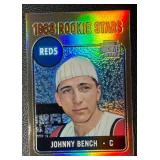 Johnny Bench Topps Archives Commemorative Baseball Card