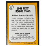 Johnny Bench Topps Archives Commemorative Baseball Card
