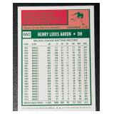 Hank Aaron Topps Archives Commemorative Baseball Card