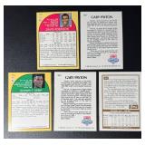 Cary Payton, Shawn Kemp, David Robinson 5 Card Rookie Basketball Lot