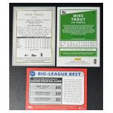 (3) Mike Trout Baseball Cards