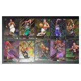 10 Card Fleer Metal NBA Basketball Star Lot