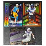 Quentin Johnson 3 RC Football Card Lot