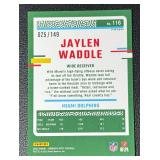 Jaylen Waddle /149 2023 Donruss Optic Prizm #116 Numbered 025/149 Football Card