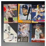 Derek Jeter Jr. 6 Card Insert Baseball Lot