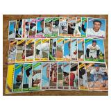 1966 Topps Baseball 34 Card Vintage Lot
