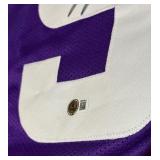 JJ McCarthy Signed With Beckett COA Minnesota Vinkings Stitched Custom Jersey Size XL