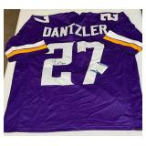 Christian Dantzler Signed With Beckett COA Minnesota Vikings Stitched Custom Jersey Size XL