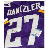 Christian Dantzler Signed With Beckett COA Minnesota Vikings Stitched Custom Jersey Size XL