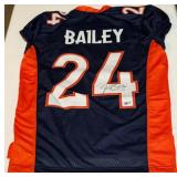 Champ Bailey Signed With Beckerr COA Denver Broncos Jersey