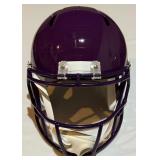 Cris Carter Signed With Beckett COA Full Sized Minnesota Vikings Ridell Replica Helmet