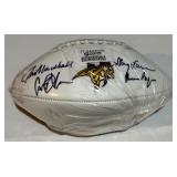 Jim Marshall, Alan Page, Carl Eller, Garey Larsen Signed With Beckett COA Minnesota Vikings Football