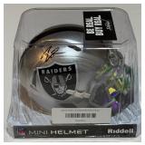Geno Smith Signed With Beckett COA Oakland Raiders Mini Football Helmet