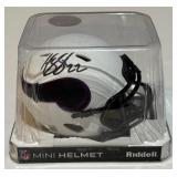 Harrison Smith Signed With Beckett COA Minnesota Vikings Mini Football Helmet