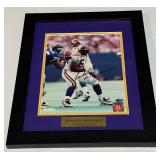 Randall McDaniel Signed With Fan HQ COA Framed and Matted Minnesota Vikings Football Photo