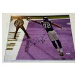 Kyle Rudolph Signed With Beckett COA Large Minnesota Vikings Football Photo