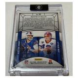 Josh Allen / Jim Kelly /992024 Obsidian Eclipsing Legends #10 Numbered 08/99 Football Card