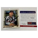 Bert Blyleven On-Card Auto With PSA COA 1992 Topps Gold Minnesota Twins Baseball Card