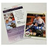 Kent Hrbek On-Card Auto With JSA COA 1990 Upper Deck Minnesota Twins Baseball Card