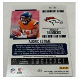 Audric Estime Auto RC /99 2024 Contenders #120 Football Card
