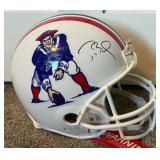 Tom Brady Signed With Full JSA Letter of Authenticity and TriStar COA Full Sized New England Patriots Football Helmet - NO RESERVE!!!