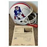 Tom Brady Signed With Full JSA Letter of Authenticity and TriStar COA Full Sized New England Patriots Football Helmet - NO RESERVE!!!