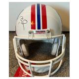 Tom Brady Signed With Full JSA Letter of Authenticity and TriStar COA Full Sized New England Patriots Football Helmet - NO RESERVE!!!