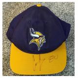 Cris Carter Signed Minnesota Vikings Football Hat