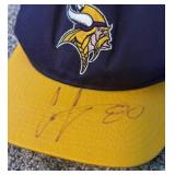 Cris Carter Signed Minnesota Vikings Football Hat