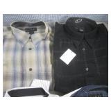 (A-3) 8 New Cotton Reel Shirts Butt...