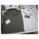 (A-1) 8 New Cotton Reel Shirts Butt...