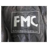(BR1) New FMC Leather Motorcycle Ja...