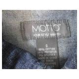 (BR1) Motto Denim Vest Size S...