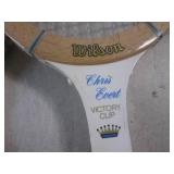 (H-1) 4 Vintage Wood Wilson Tennis ...