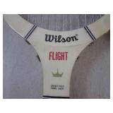 (H-1) 4 Vintage Wood Wilson Tennis ...