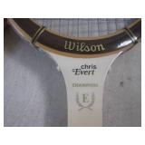 (H-1) 4 Vintage Wood Wilson Tennis ...