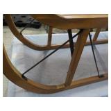 Vintage Wood Sled 39 x 21 x 17" - p...