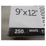 250 White 9 x 12" Gummed Catalog En...